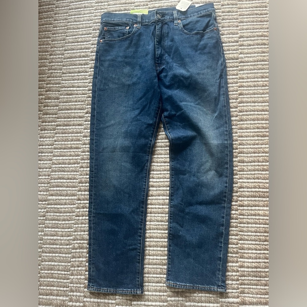 Levi's Dark Blue Straight Jeans 36 X 32